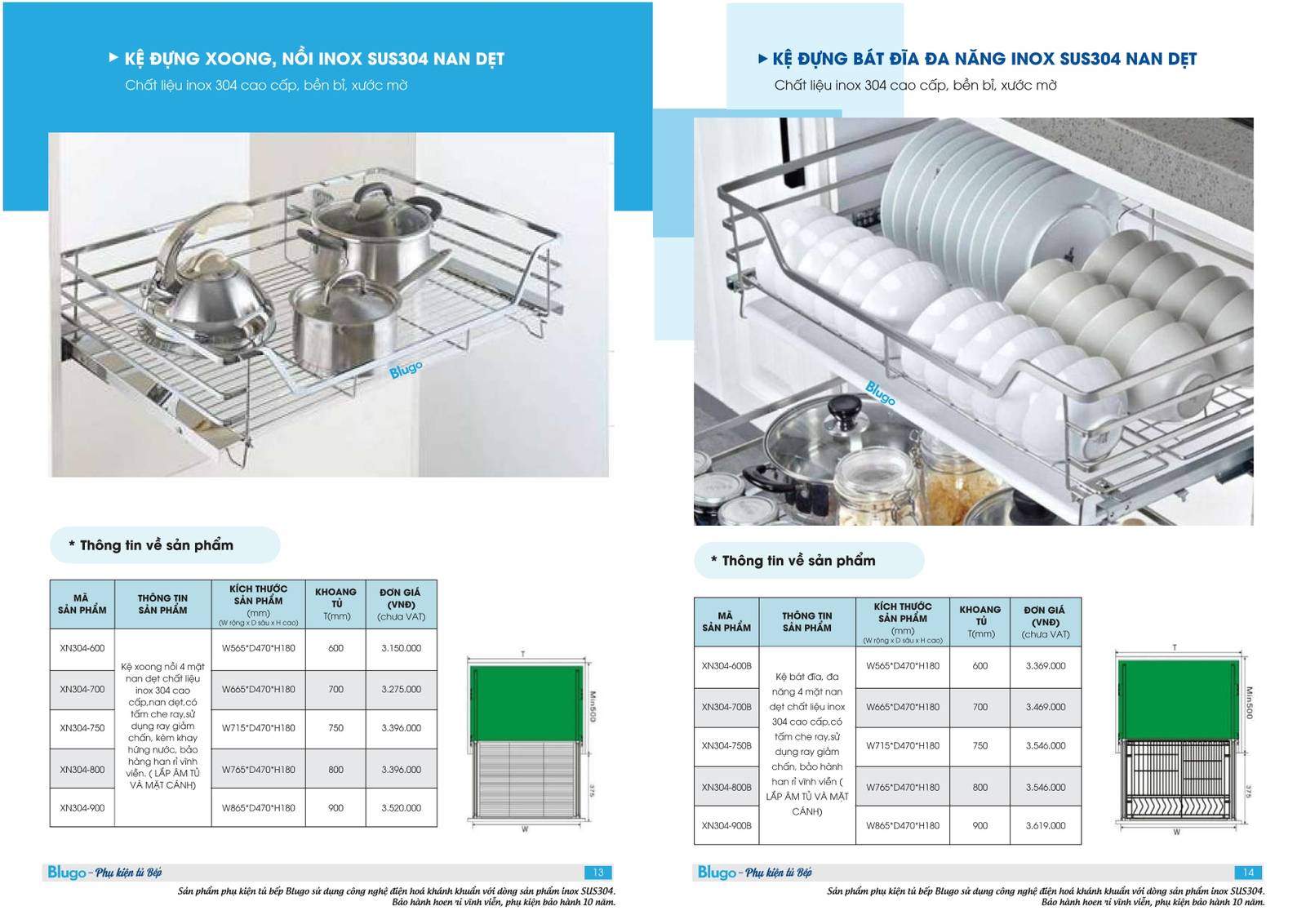 Thiết bị bếp BLUGO Catalogue và Bảng giá mới nhất tại Bình Dương /Page 7